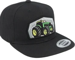 Snapback-Kiddo Cap Kids Big Tractor Grey Patch Black Snapback -