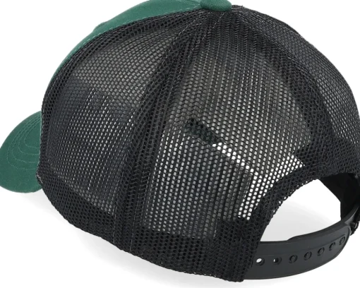 Kids-Kiddo Cap Kids Big Tractor Grey Patch Green/Black Trucker -