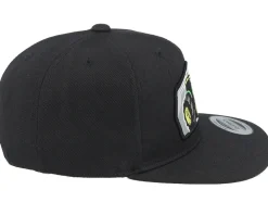 Clearance Kiddo Cap Kids Big Tractor Grey Patch Black Snapback -