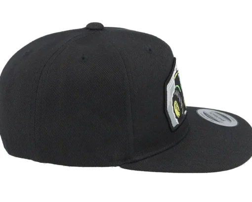 Clearance Kiddo Cap Kids Big Tractor Grey Patch Black Snapback -