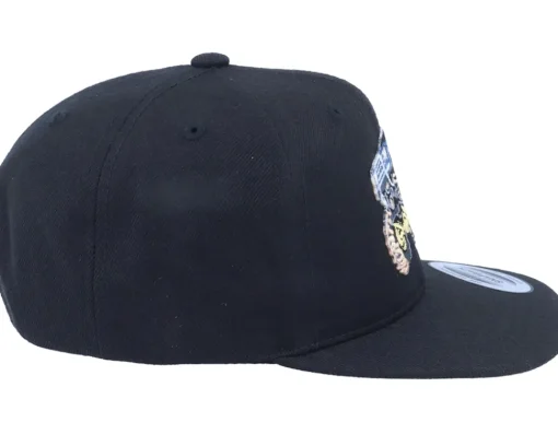 Motor-Kiddo Cap Kids Big Wheels Monster Truck Black Snapback -