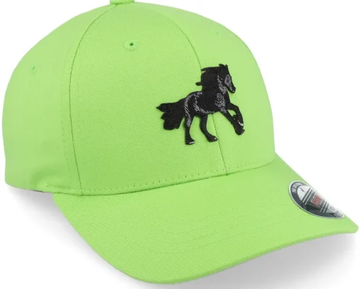Flexfit | Kids-Kiddo Cap Kids Black Horse Apple Flexfit - Green