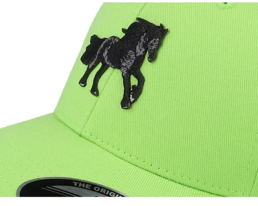 Flexfit | Kids-Kiddo Cap Kids Black Horse Apple Flexfit - Green