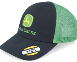Trucker | Kids-John Deere Kids Black/Green Trucker -