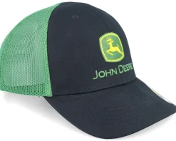 Trucker | Kids-John Deere Kids Black/Green Trucker -