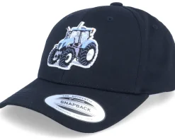 Kids-Kiddo Cap Kids Blue Tractor Black Adjustable -
