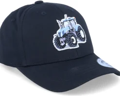 Kids-Kiddo Cap Kids Blue Tractor Black Adjustable -