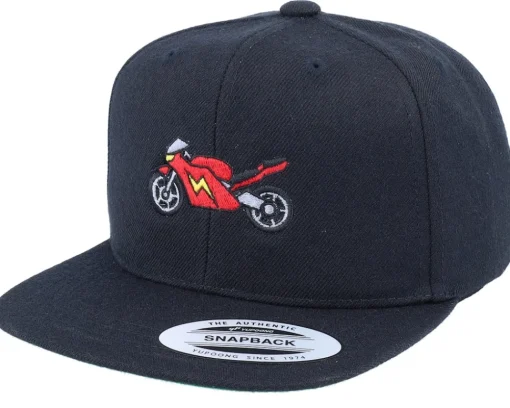 Kids-Kiddo Cap Kids Bolt Mc Bike Black Snapback -