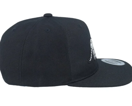 Snapback | Kids-Kiddo Cap Kids Brachiosaurus Skeleton Patch Black Snapback -