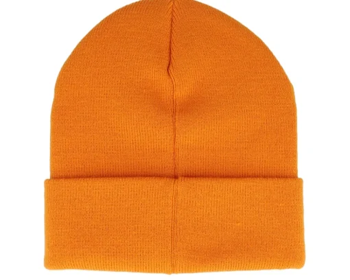 Hot Quiksilver Kids Brigade Youth Beanie Pepper Cuff - Orange