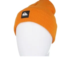 Hot Quiksilver Kids Brigade Youth Beanie Pepper Cuff - Orange
