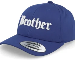 Fashion Kiddo Cap Kids Brother Old English 3d Adjustable - Blue
