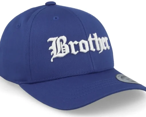 Fashion Kiddo Cap Kids Brother Old English 3d Adjustable - Blue