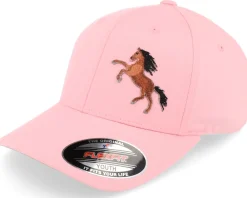 Flexfit-Kiddo Cap Kids Brown Horse Flexfit - Pink