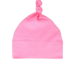 Traditional Beanies-Babybugz Kids Bubble Gum Baby One-knot Beanie - Pink