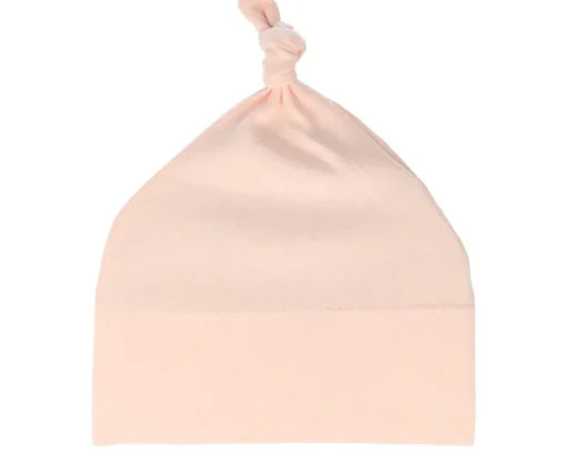 Traditional Beanies-Babybugz Kids Bubble Gum Baby One-knot Beanie - Pink