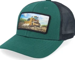 Kids-Kiddo Cap Kids Bulldozer Patch /Black Trucker - Green