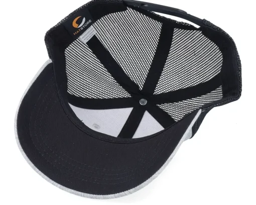 Clearance Kiddo Cap Kids Bulldozer Patch Heather /Black Trucker - Grey