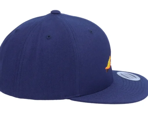 Clearance Kiddo Cap Kids Bulldozer Truck Navy Snapback -