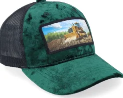 Kids-Calza Pennello Kids Bulldozer Velvet Green/Black Trucker -