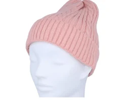 Cuff Beanies | Knitted Beanies-Headster Kids Cable Car Beanie Smart Pink Cuff -