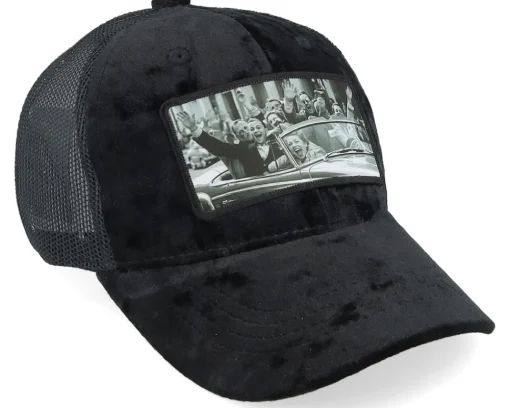 Kids-Calza Pennello Kids Cabriolet Party Velvet Trucker - Black