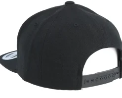 Kids-Kiddo Cap Kids Cactus Monster Black Snapback -