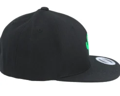 Kids-Kiddo Cap Kids Cactus Monster Black Snapback -