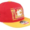Snapback-Outerstuff Kids Calgary Flames Logo Flatbrim Cap /Yellow Snapback - Red