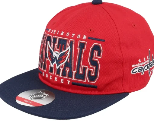 Snapback-Outerstuff Kids Calgary Flames Logo Flatbrim Cap /Yellow Snapback - Red