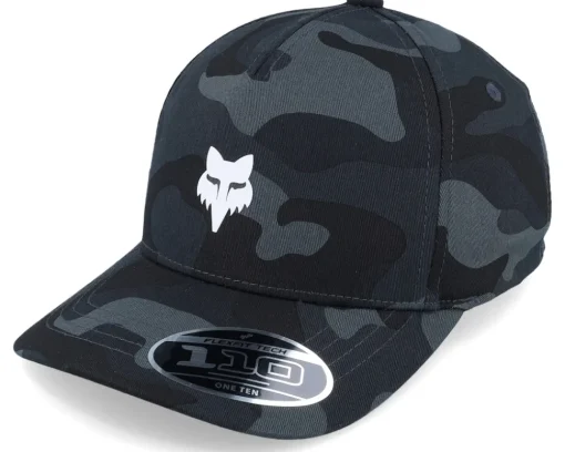 Sale Fox Kids Camo 110 Hat Black Camo Adjustable -