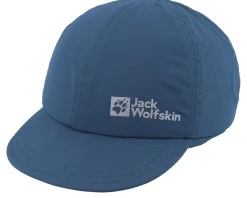 Earflap-Jack Wolfskin Kids Canyon Cap Dark Sea Ear Flap - Blue