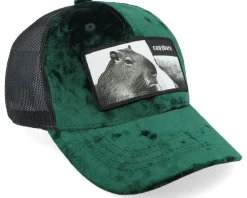 New Calza Pennello Kids Capybara Sofa Velvet /Black Trucker - Green