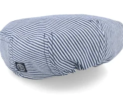 Flat Caps | Kids-CTH Ericson Kids Carl Jr. Candy Stripe Indigo Flat Cap -