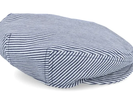 Flat Caps | Kids-CTH Ericson Kids Carl Jr. Candy Stripe Indigo Flat Cap -