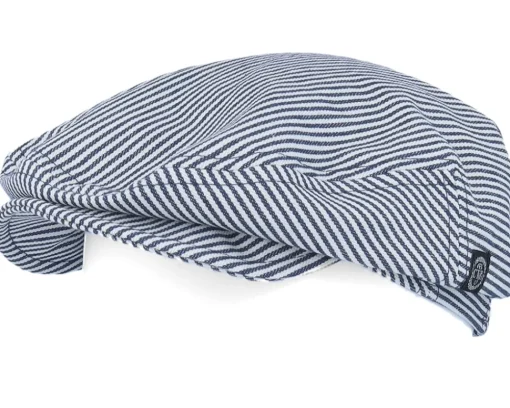 Flat Caps | Kids-CTH Ericson Kids Carl Jr. Candy Stripe Indigo Flat Cap -
