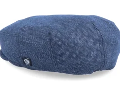 Kids-CTH Ericson Kids Carl Jr. Herringbone Blue Ear Flap -
