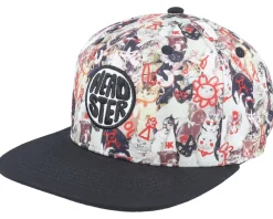 Snapback-Headster Kids Cat Attack Multi/Black Snapback -