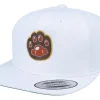 Fashion Kiddo Cap Kids Cat Paw Applique White Snapback -