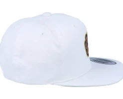 Fashion Kiddo Cap Kids Cat Paw Applique White Snapback -