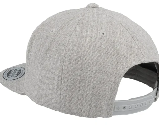 Fashion Kiddo Cap Kids Chef Old English 3d Heather Snapback - Grey