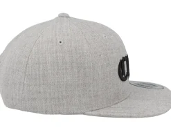 Fashion Kiddo Cap Kids Chef Old English 3d Heather Snapback - Grey