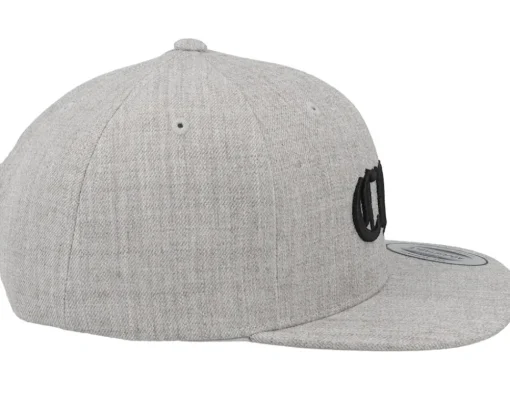 Fashion Kiddo Cap Kids Chef Old English 3d Heather Snapback - Grey
