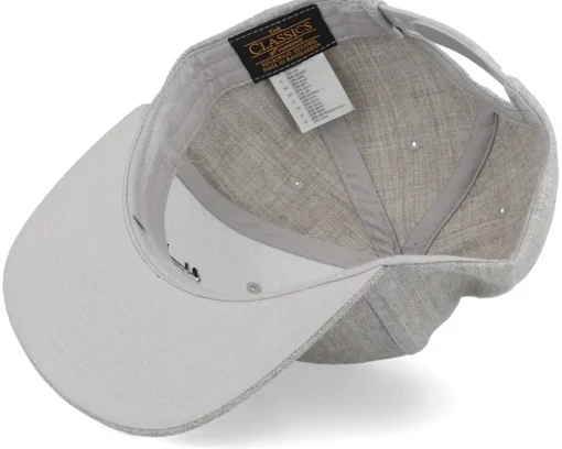 Fashion Kiddo Cap Kids Chef Old English 3d Heather Snapback - Grey