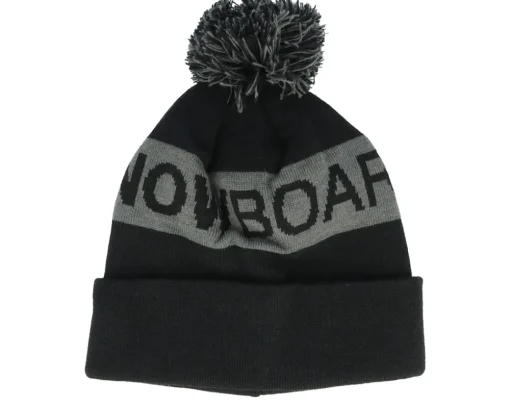 New DC Kids Chester Beanie Black Pom -