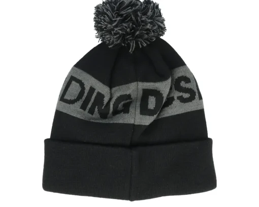 New DC Kids Chester Beanie Black Pom -