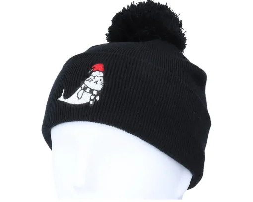 Sale Ho-Ho-Hats Kids Christmas Seal Black Pom - Iconic
