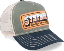 Trucker-Stetson Kids Chrome Olive Trucker -
