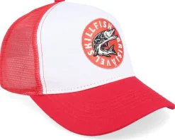 Online Skillfish Kids Cirkel Grisjävel Classic Red/White Trucker -