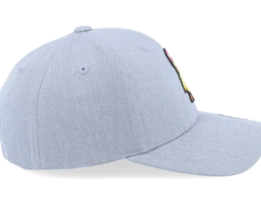 Adjustable-Kiddo Cap Kids Cool Duck Patch Heather Grey Adjustable -